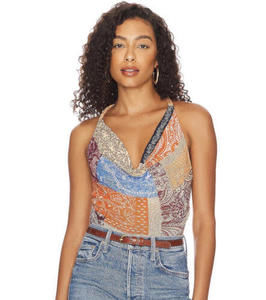 Free People Laila Multicolor Knit Crop
